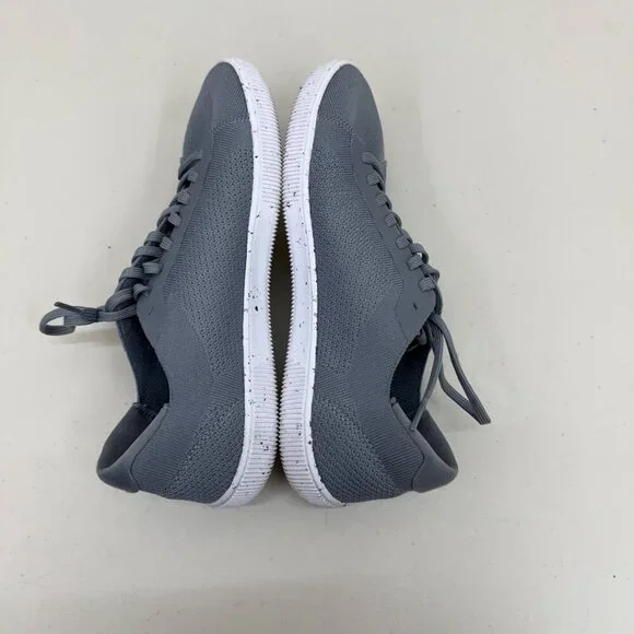 Flux Adapt Trainer Gray Knit Low Top Lace Athletic Sneakers Shoes Mens size 10